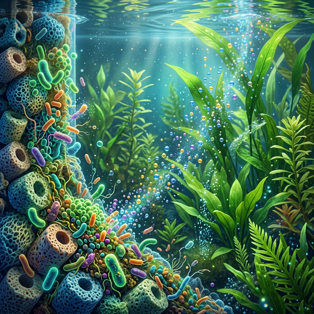 Схема азотного циклу в акваріумі